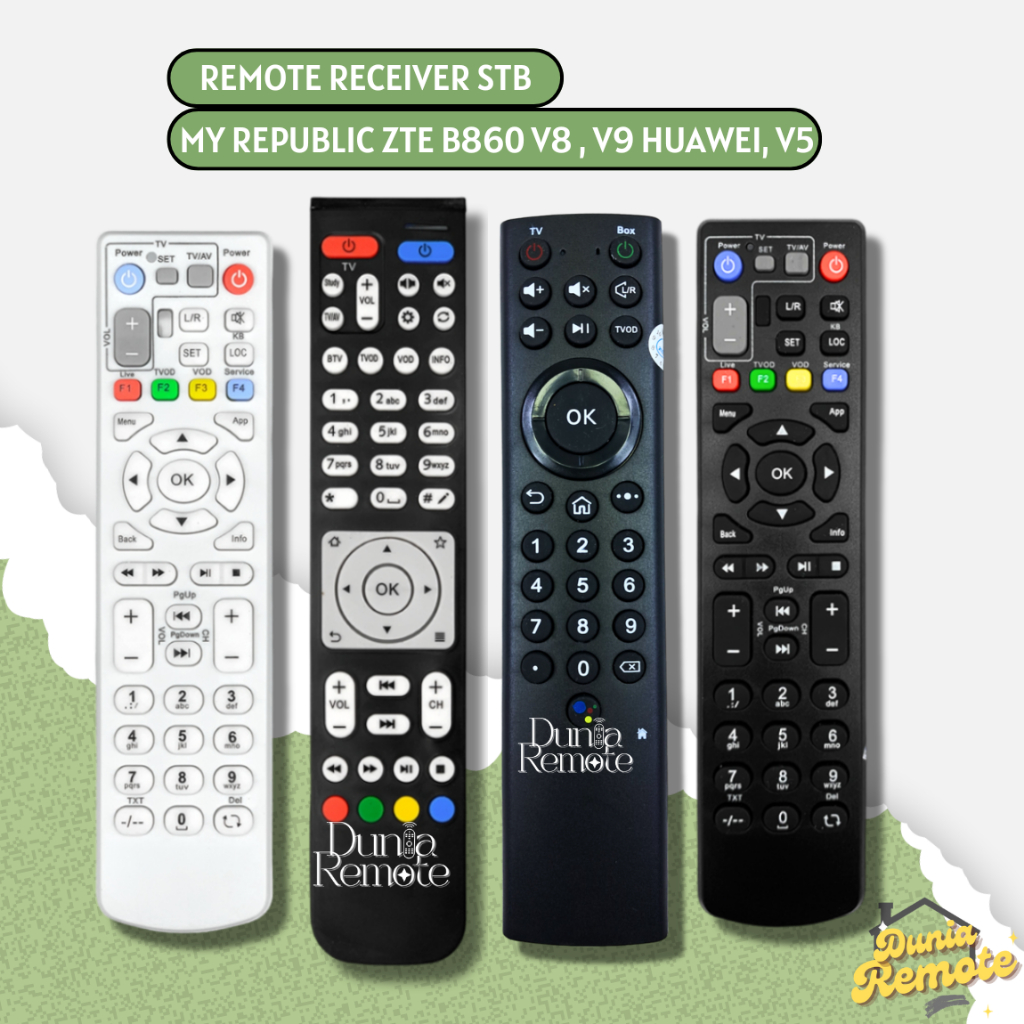 Jual Remot Remote Receiver Stb Usee Tv My Republic Zte B V V