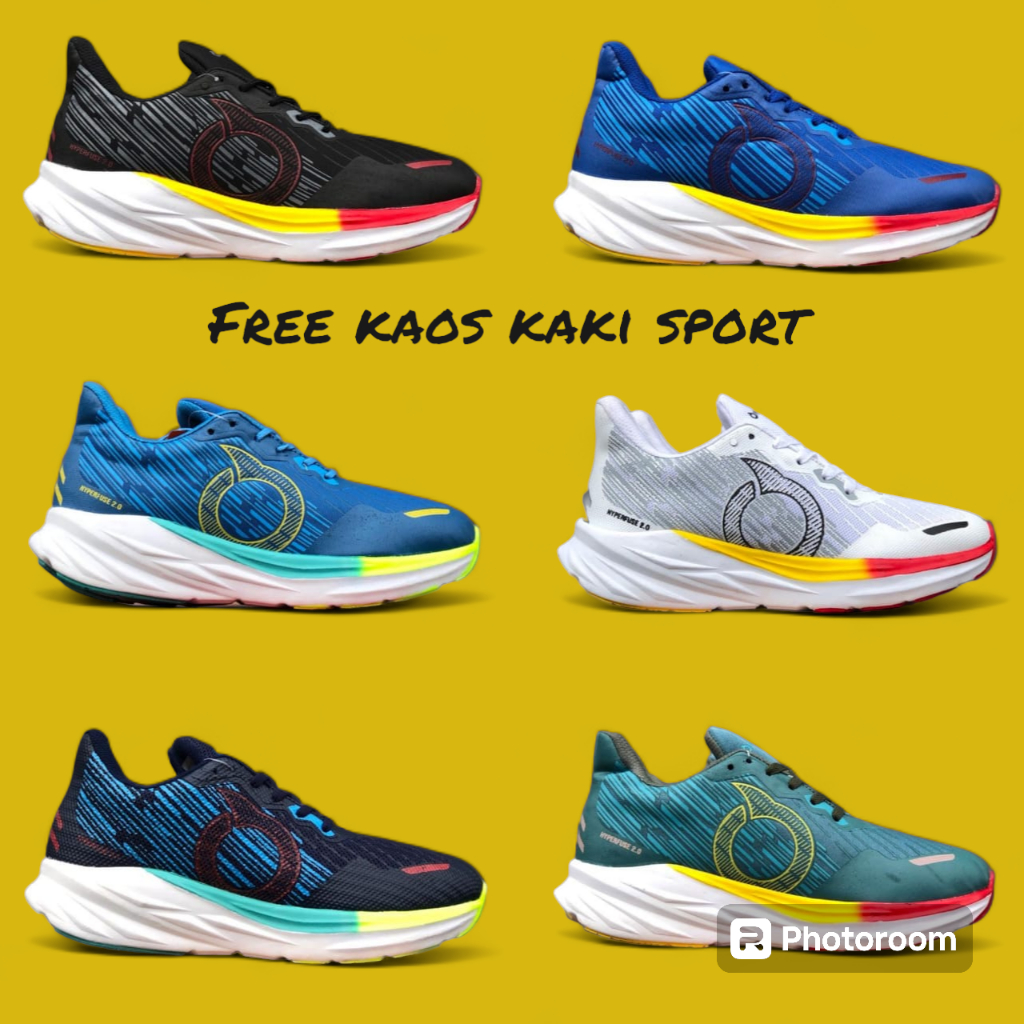 Jual Ortuseight Sepatu Running Hyperglide 3 Cowok Sepatu Olahraga Lari