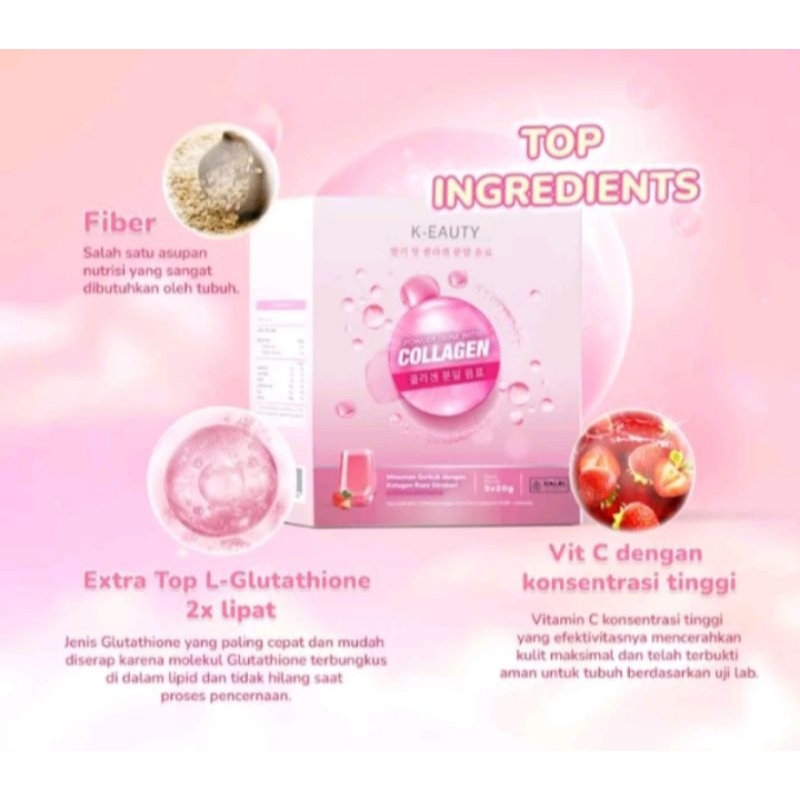 Jual Keauty Collagen Drink Box Sachet Shopee Indonesia