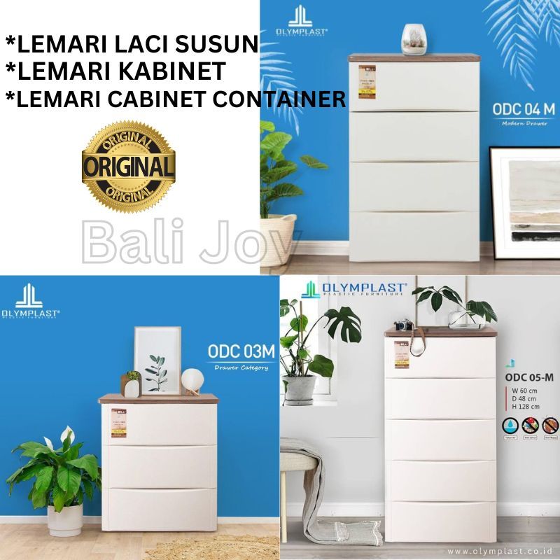 Jual Lemari Laci Plastik Olymplast Drawer Cabinet Container Odc Modern