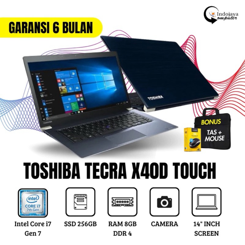 Jual Laptop Toshiba Tecra X D Touchscren Core I Gen Ram Gb Ssd