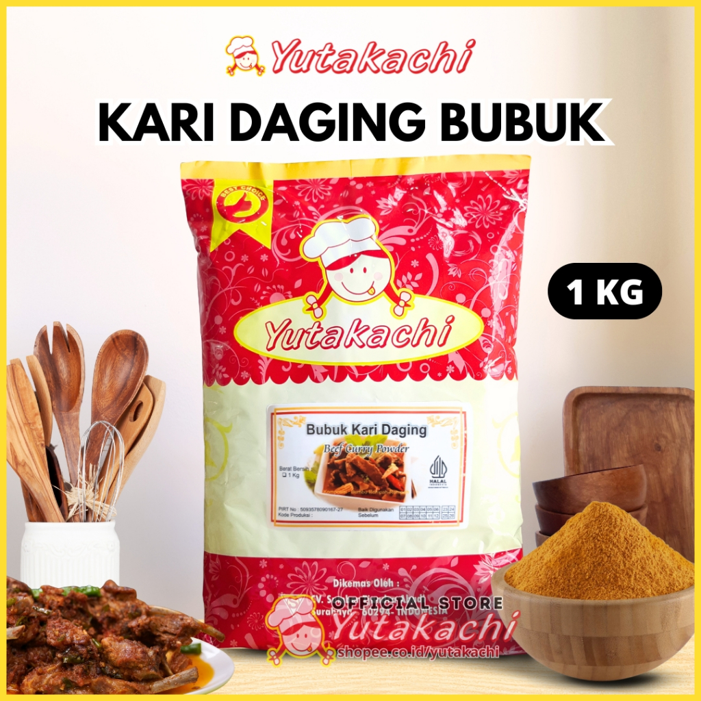 Jual Bumbu Kari Daging Kg Yutakachi Indian Beef Curry Powder