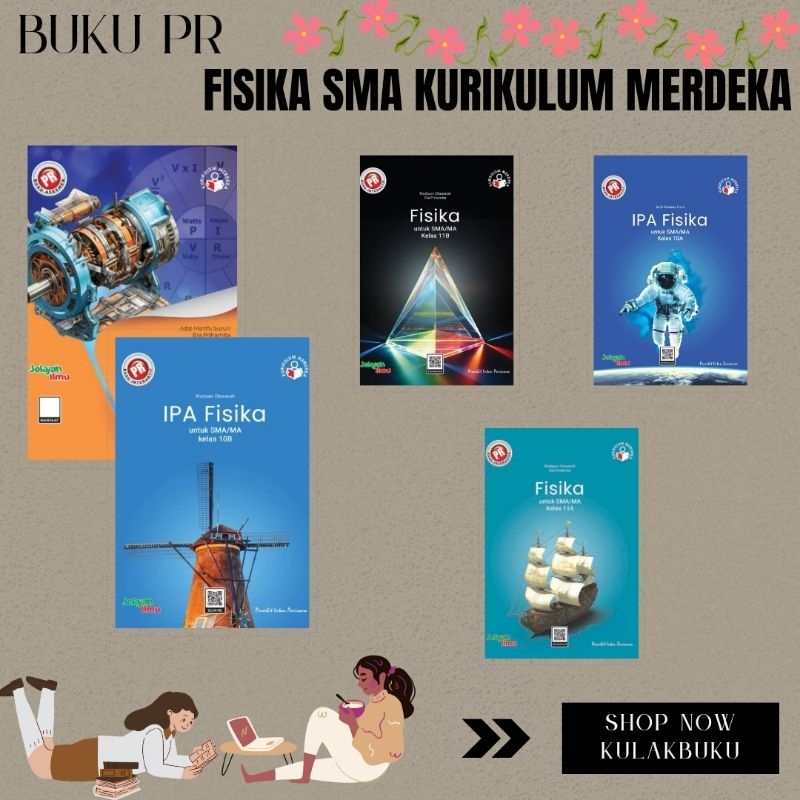 Jual Buku PR Fisika SMA Kelas 10 11 12 Semester 1 2 Kurikulum Merdeka