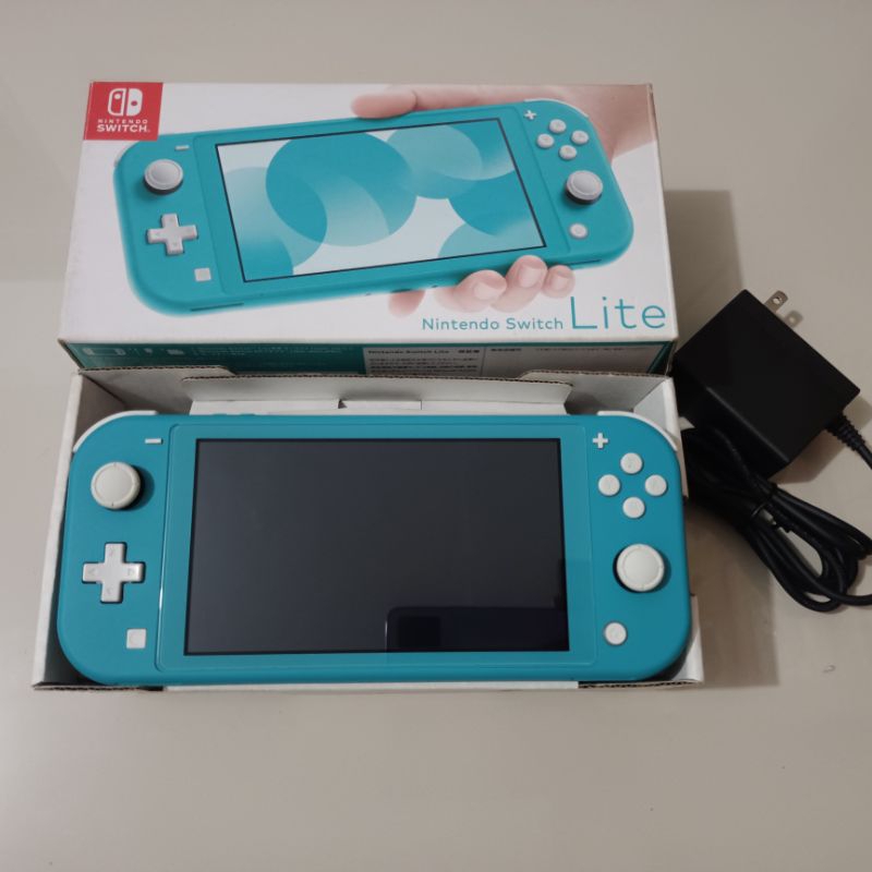 Jual Nintendo Switch Lite Cfw Turquoise Fullset 128gb Shopee Indonesia