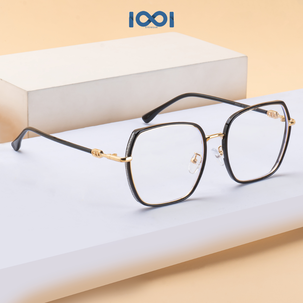 Jual IOOI Eyewear Frame Kacamata Kotak Geometric TR 90 Lentur Bisa