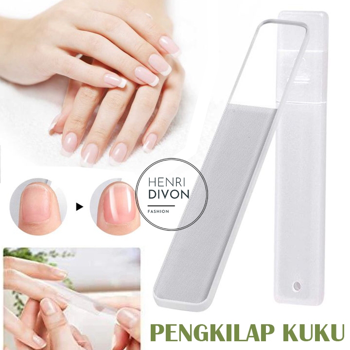 Jual Alat Pengkilap Kuku Pengikir Kikir Amplas Kuku Nano Glass With Box