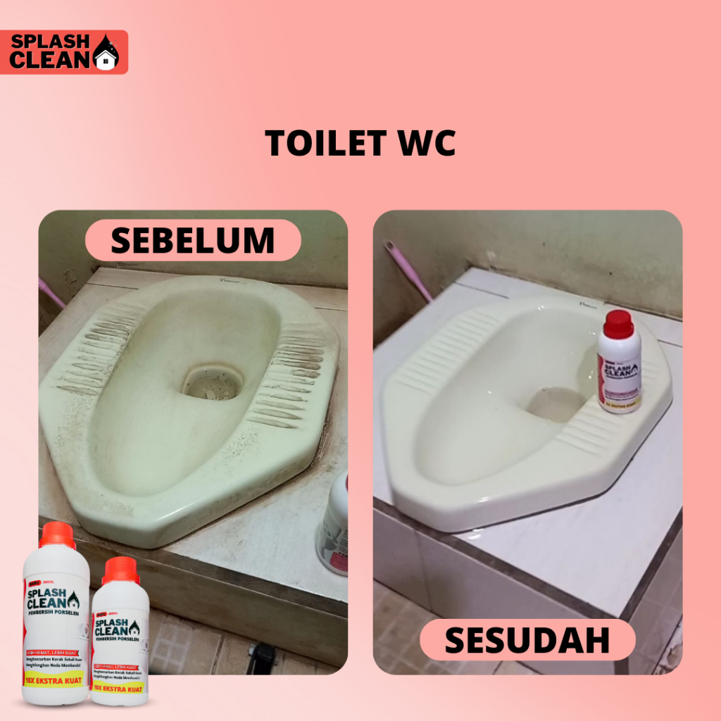 Jual Splash Clean Pembersih Kerak Jamur Lumut Toilet Wc Kamar Mandi