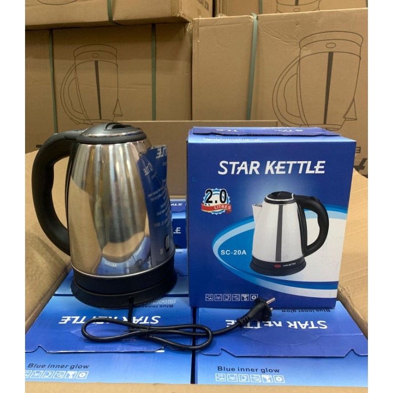 Jual Teko Listrik Stainless Star Kettle L Pemanas Air Listrik