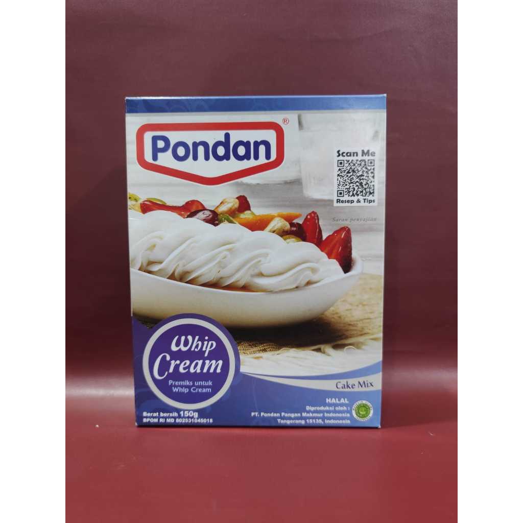 Jual Pondan Whip Cream G Shopee Indonesia