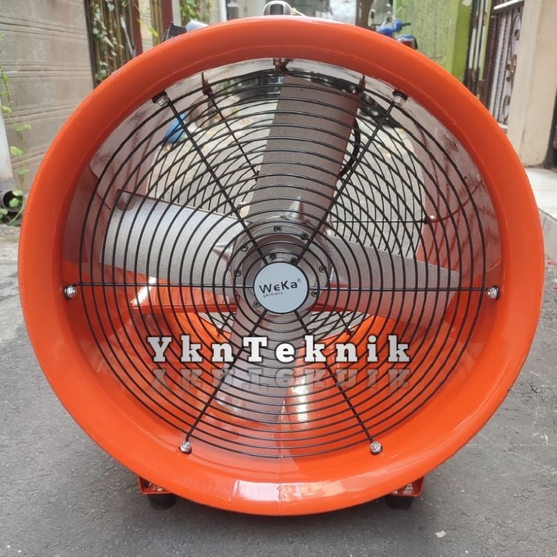 Jual Kipas Blower Portabel Ventilator 18 Inch Plus Selang 10 Meter Weka