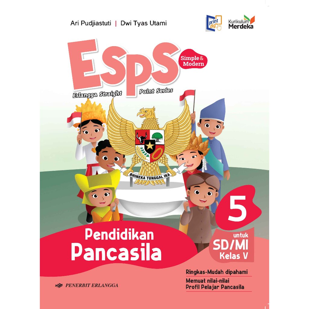 Jual Buku Esps Pendidikan Pancasila Ppkn Kelas 1 2 3 4 5 6 Sd Kurikulum