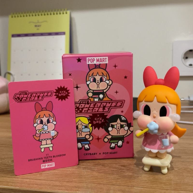 Jual READY Popmart Blindbox Crybaby X Powerpuff Girl Brushing Teeth