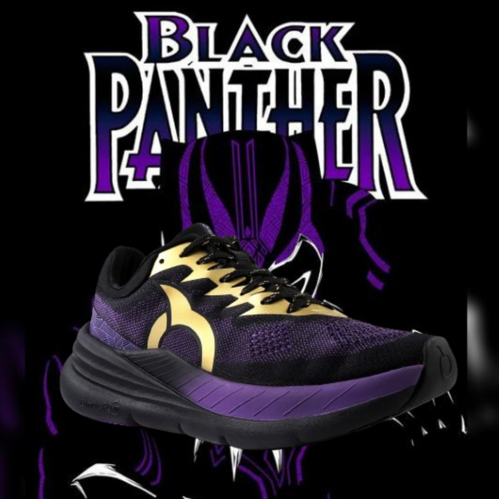 Jual Sepatu Running Pria Ortuseight X Marvel Panther Original 100