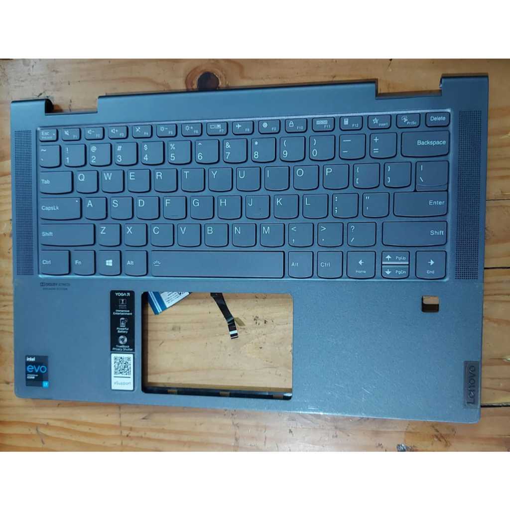 Jual Case Palm Rest Cover Top Cover Keyboard Lenovo Yoga 14s Slim7 Grey