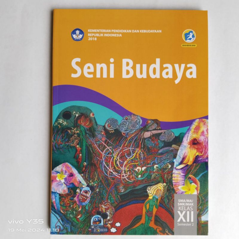 Jual Buku SENI BUDAYA SMA KELAS 3 REVISI 2018 BARU ORIGINAL