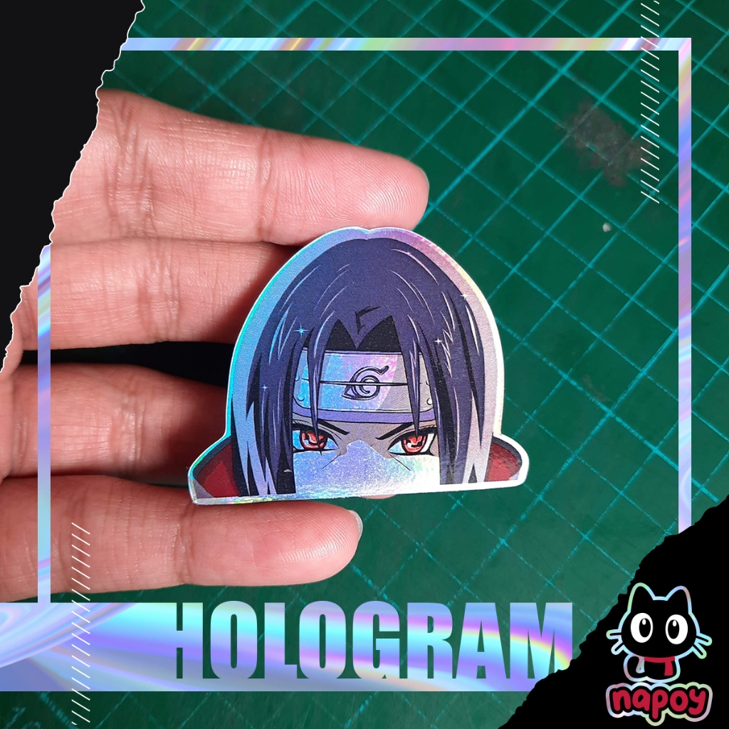 Jual Stiker Hologram Anime Naruto Itachi Shopee Indonesia