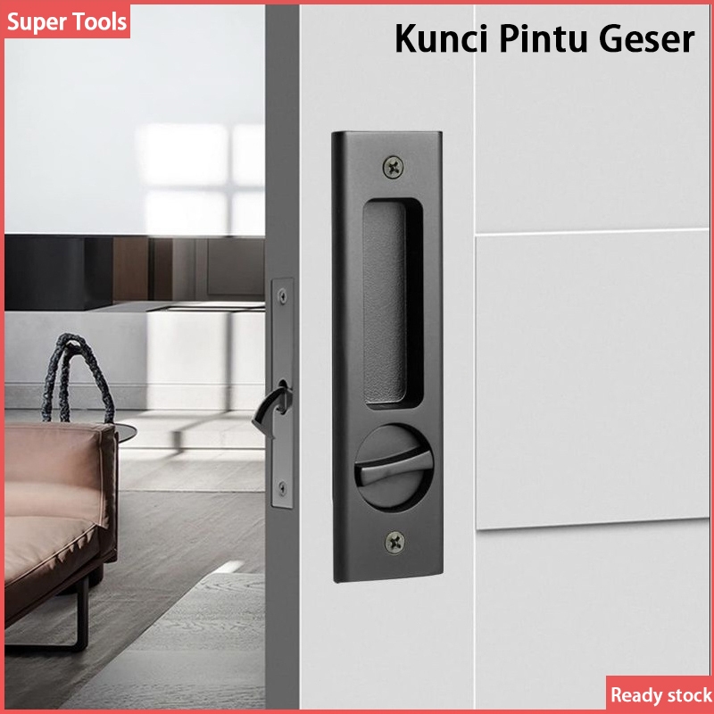 Jual New Handle Pintu Sliding Senyap Kunci Pintu Sliding Geser Set