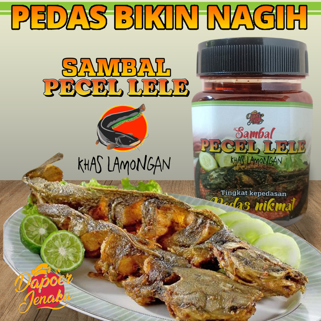 Jual Dapoer Jenaka Sambal Pecel Lele Khas Lamongan Sensasi Pedas