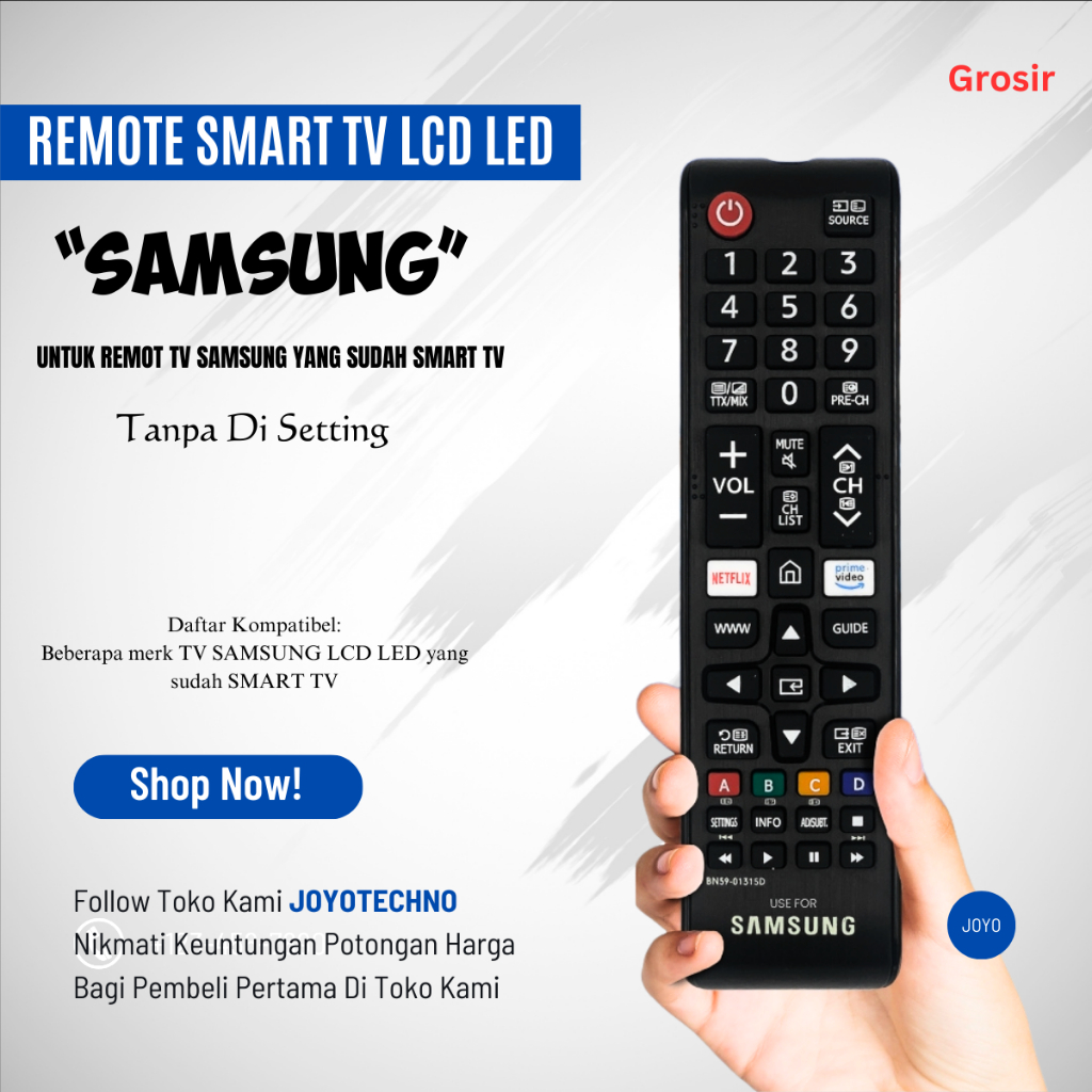 Jual Remote Smart Tv Samsung Lcd Led Smart Tv Netflix Bn D