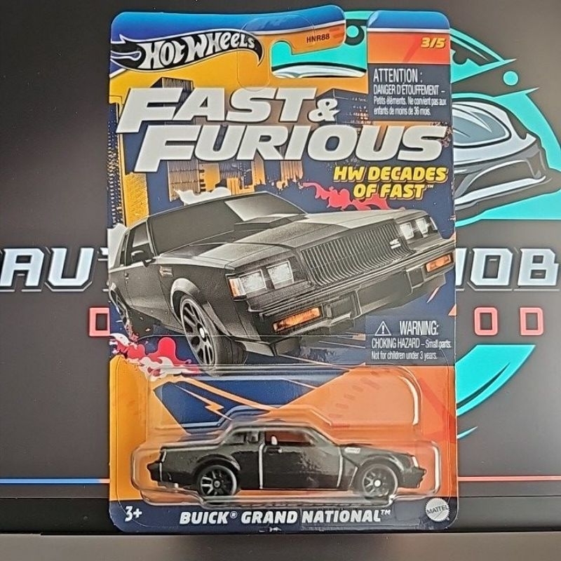 Jual Hot Wheels Fast Furious Buick Grand National Open Hod Kap