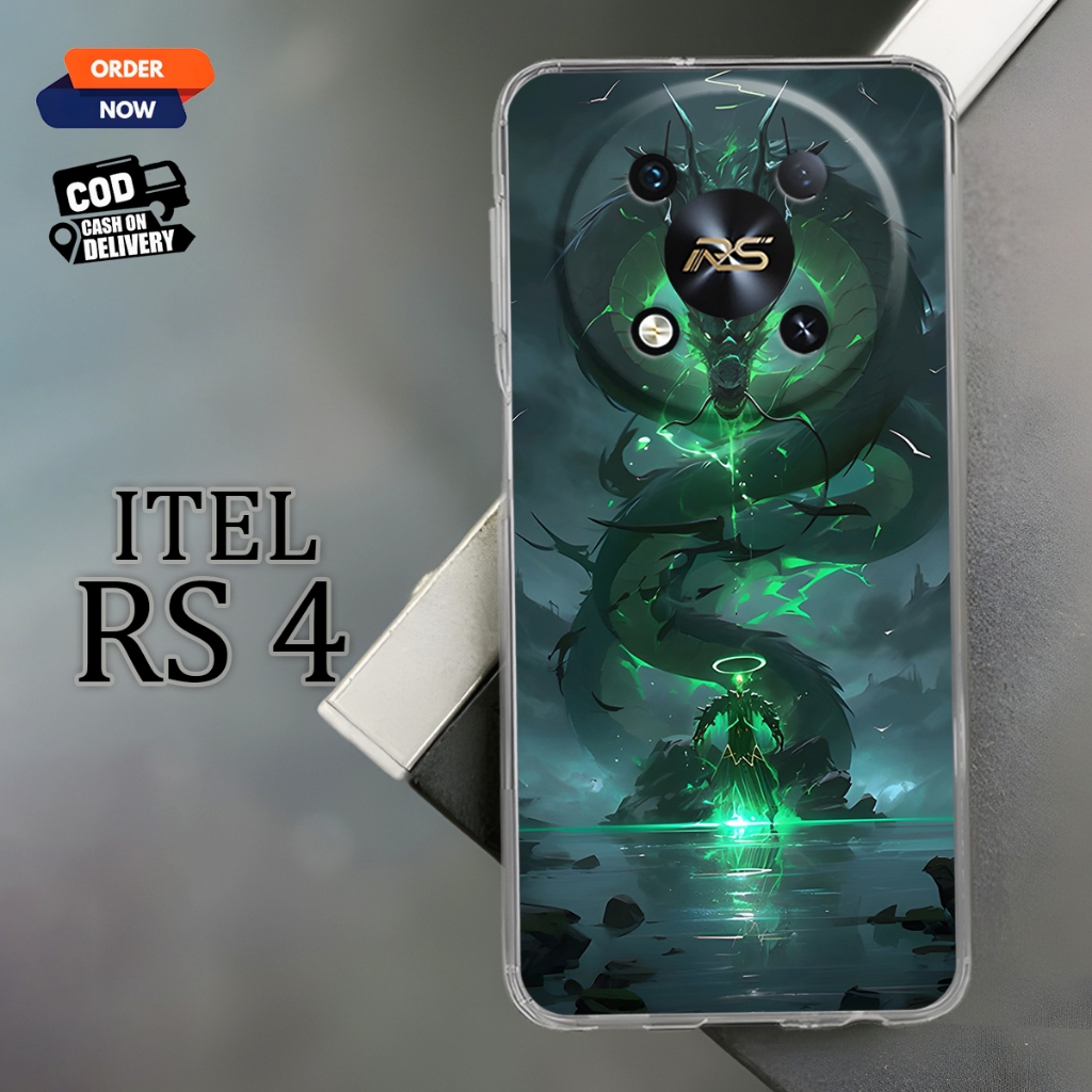 Jual Softcase Itel Rs Terbaru Case Anti Slip Case Motif Dragon Naga