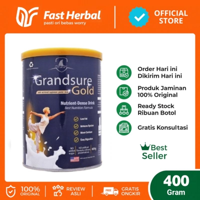 Jual Grandsure Gold Milk Nutrient Dense Low Fat Susu Colostrum Untuk