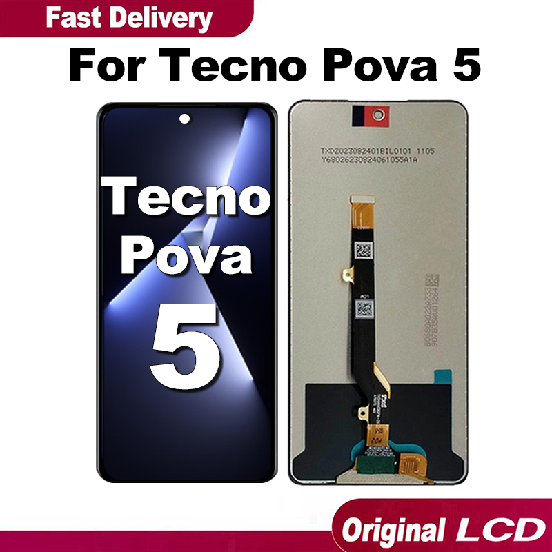 Jual LCD Tecno POVA 5 Original Fullset TOUCHSCREEN Meningkatkan