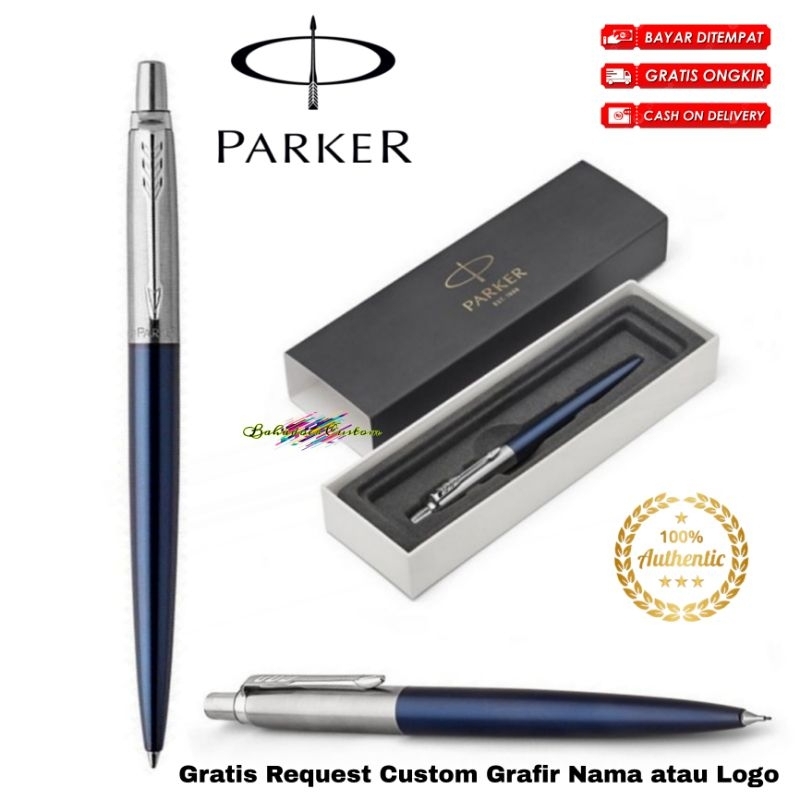 Jual Pulpen Parker Original Jotter Royal Blue Ct Ballpoint Gratis