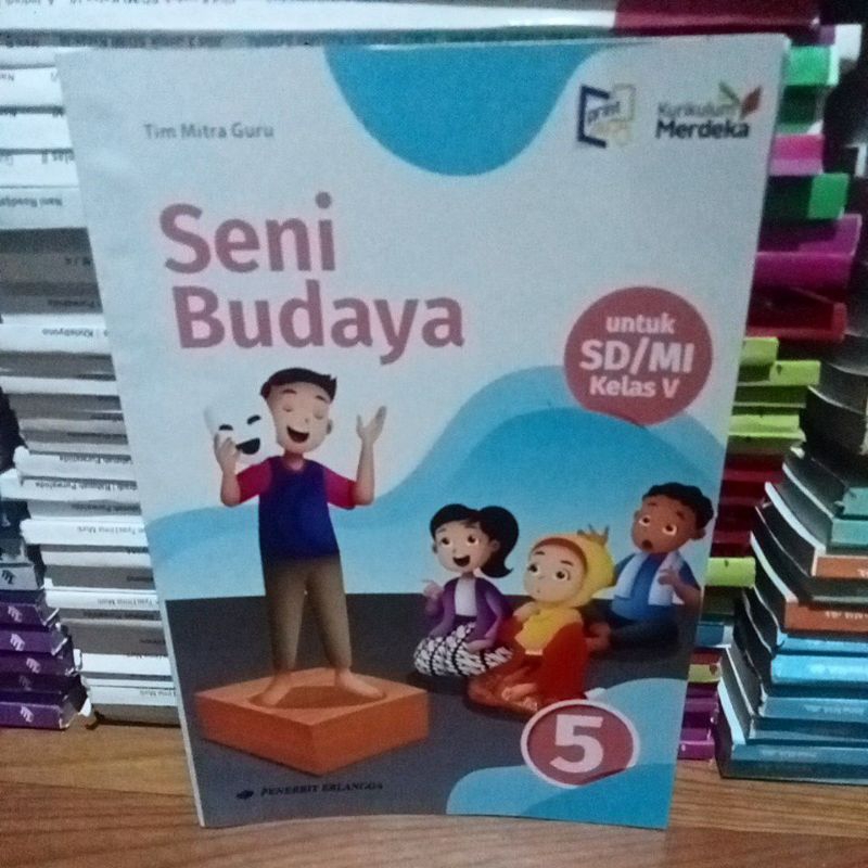 Jual Buku Seni Budaya SD MI Kelas 5 V Erlangga Kurikulum Merdeka