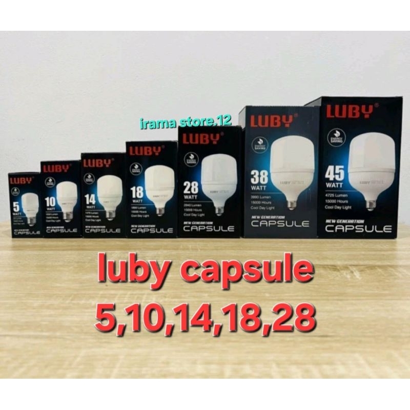 Jual Lampu Led Luby Capsule T Buld Led Capsule W W W W W