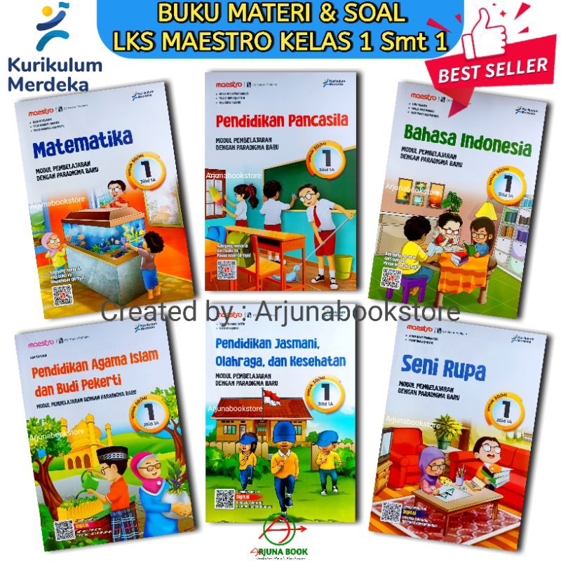 Jual Buku Lks Maestro Kelas Sd Mi Semester Kurikulum Merdeka