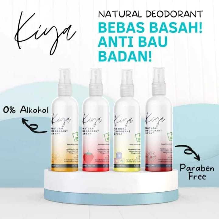 Jual Natural Deodorant Spray Ml Original Kiya Deo All Varian