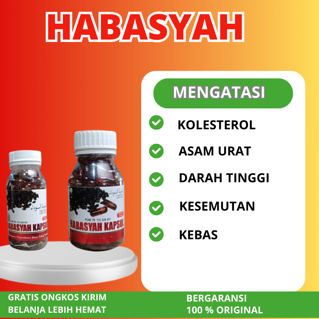 Jual Habasyah Habbatussauda Habasyah Kapsul Oil Minyak Jintan Hitam