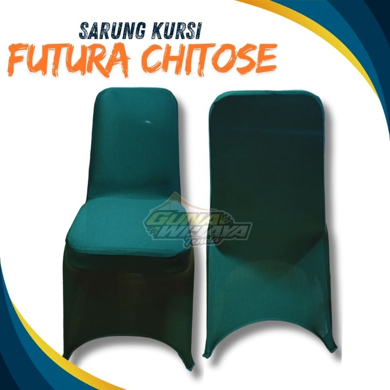 Jual Sarung Kursi Futura Chitose Ketat Cover Kursi Warna Hijau Tni