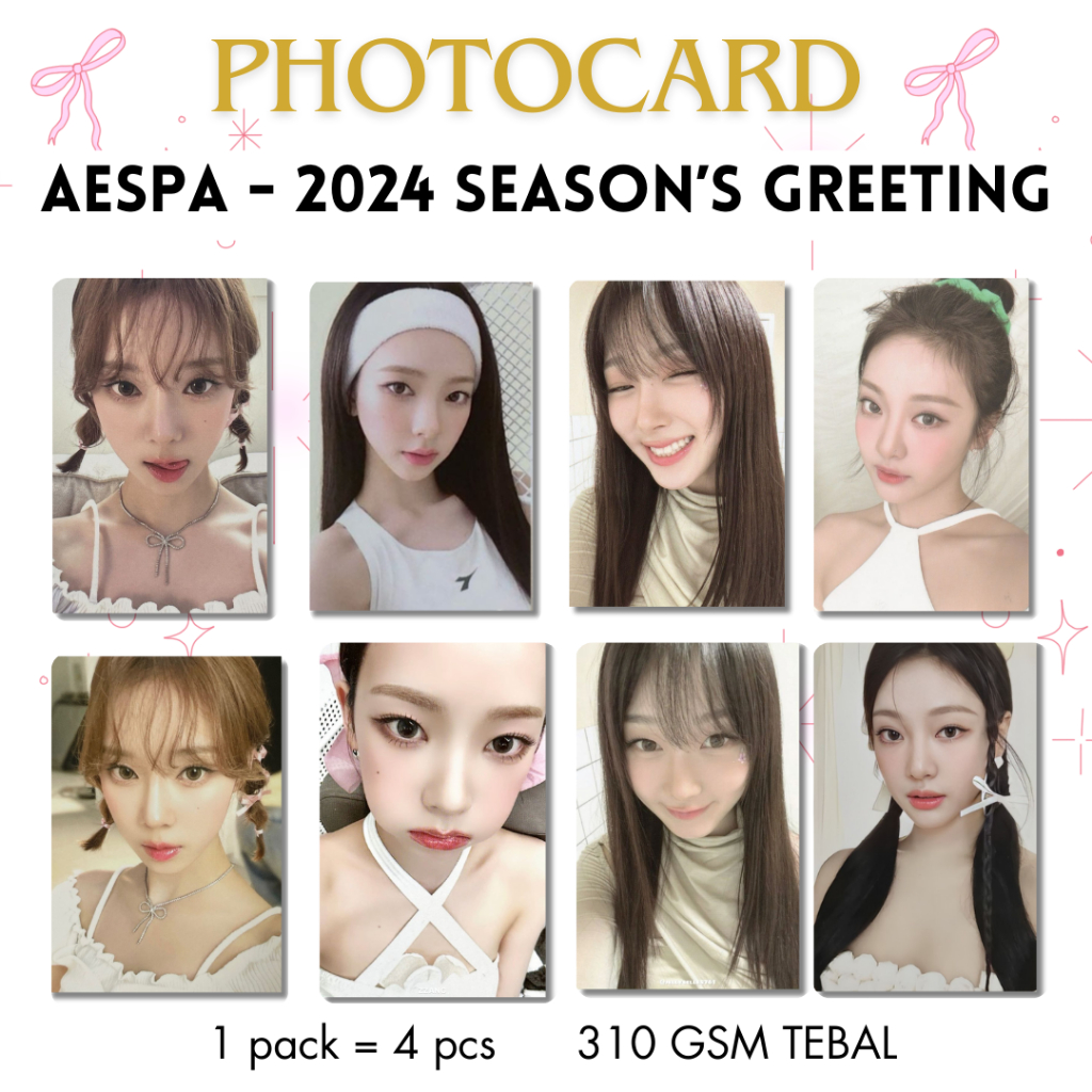 Jual Aespa Isi Pcs Season S Greeting Sg Photocard Winmel