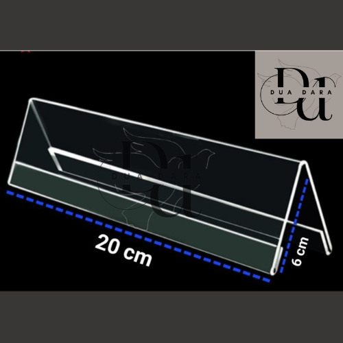 Jual Papan Stand Kartu Nama Kartu Bisnis Name Tag Akrilik Meja