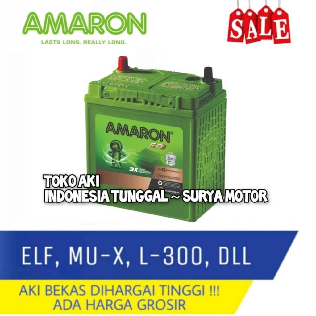 Jual AKI MOBIL ELF L300 NISSAN TERRANO GENSET DUMP TRUCK AMARON GO N70Z