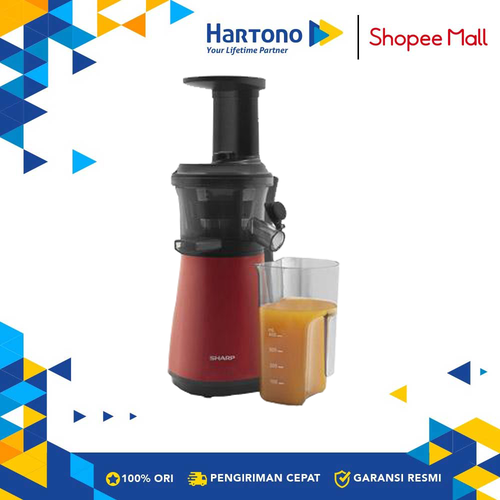 Jual Sharp Watt Slow Juicer Red Ej C Y Rd Shopee Indonesia