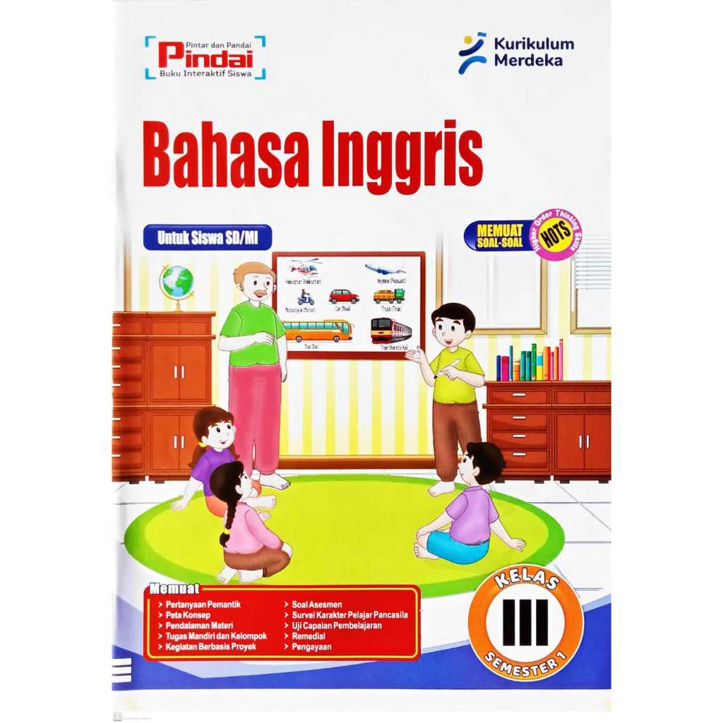 Jual Buku Lks Bahasa Inggris Kelas Sd Mi Semester Kurikulum Merdeka