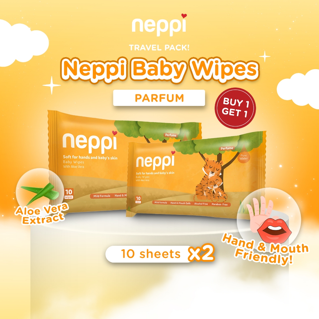 Jual Neppi Baby Tisu Tissue Basah Wipes Parfum S Buy Get Free