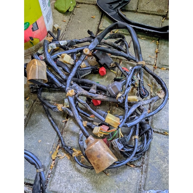 Jual Kabel Body Set Rumah Sekring Sikring Vario 125 Old Kzr Non Iss