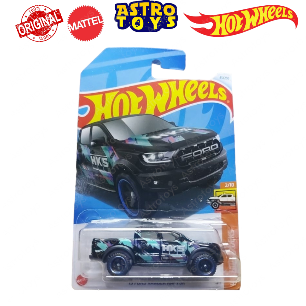 Jual Hot Wheels Basic Mobil Truck 19 Ford Ranger Raptor HKS 1 64