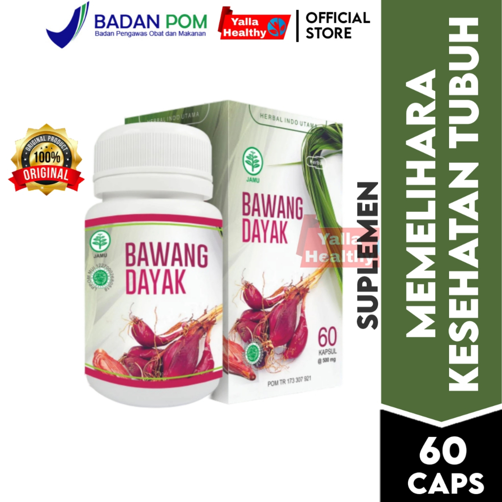 Jual Kapsul Bawang Dayak Hiu Original Obat Herbal Diabetes Hipertensi