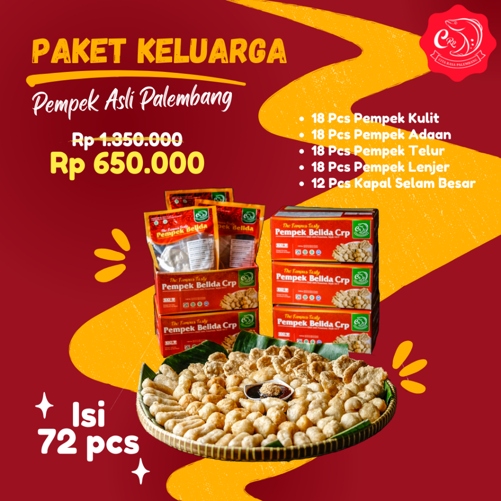 Jual Crp Official Pempek Asli Palembang Pempek Crp Paket Keluarga