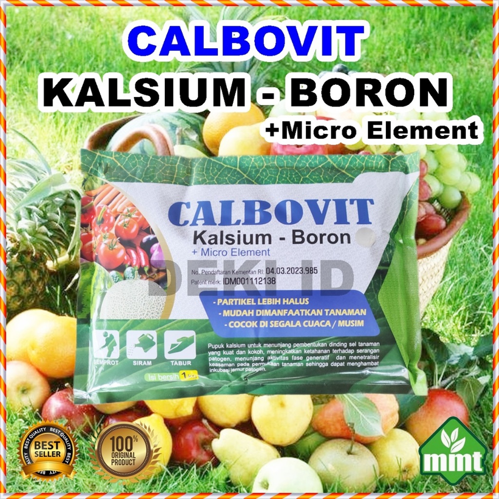 Jual Calbovit 1 Kg Pupuk Kalsium Boron Nutrisi Pencegah Layu Rontok