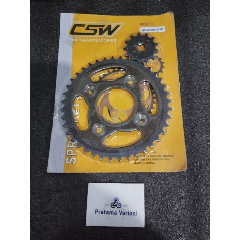 Jual CSW Gear Set ONLY Gir Depan Belakang Honda SUPRA FIT NEW