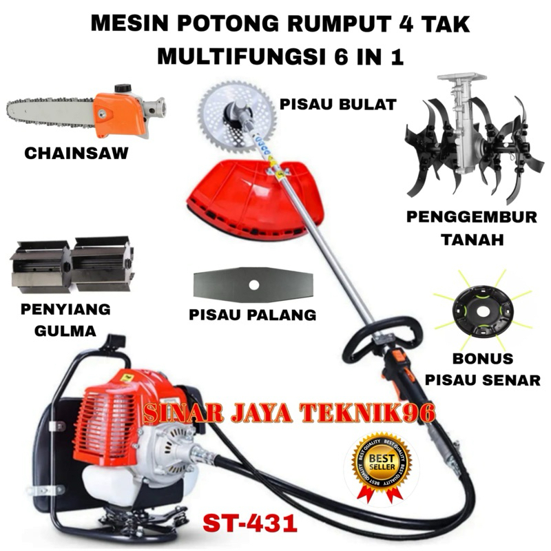 Jual Mesin Potong Rumput Tak Model Honda Gx Komplit Jenis Mata