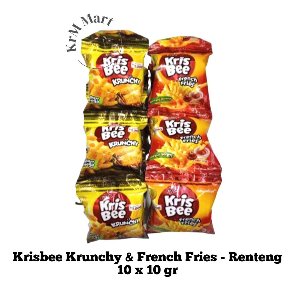 Jual KrisBee Krunchy Jagung Bakar Mentega French Fries 1 Renteng