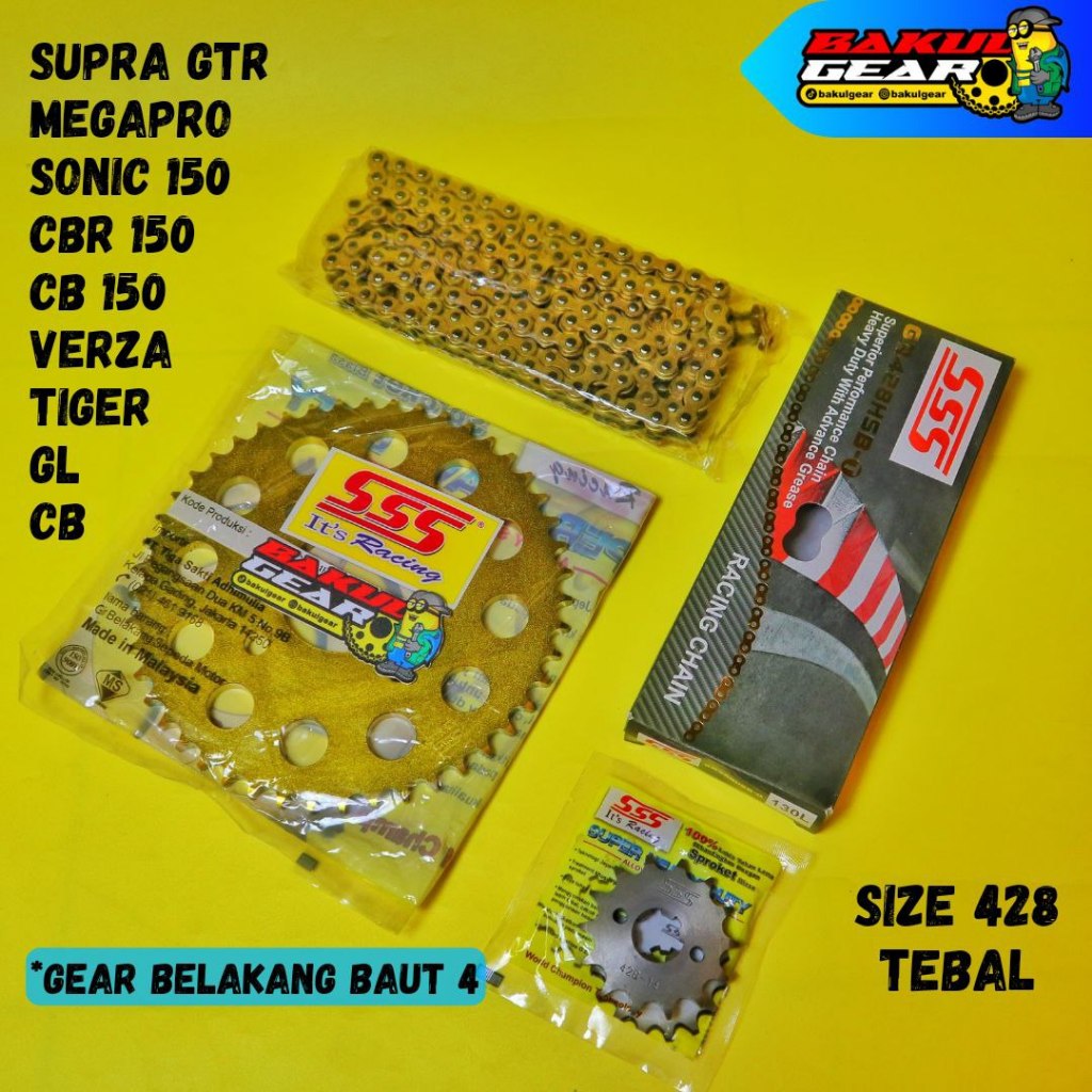 Jual Gear Set Sss Cb R Cbr R Cb Cbr Tiger Megapro Sonic R