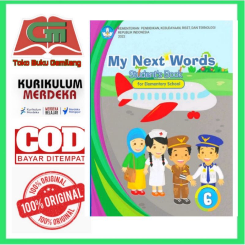 Jual Buku Bahasa Inggris My Next Words Untuk Sd Mi Kelas Kurikulum